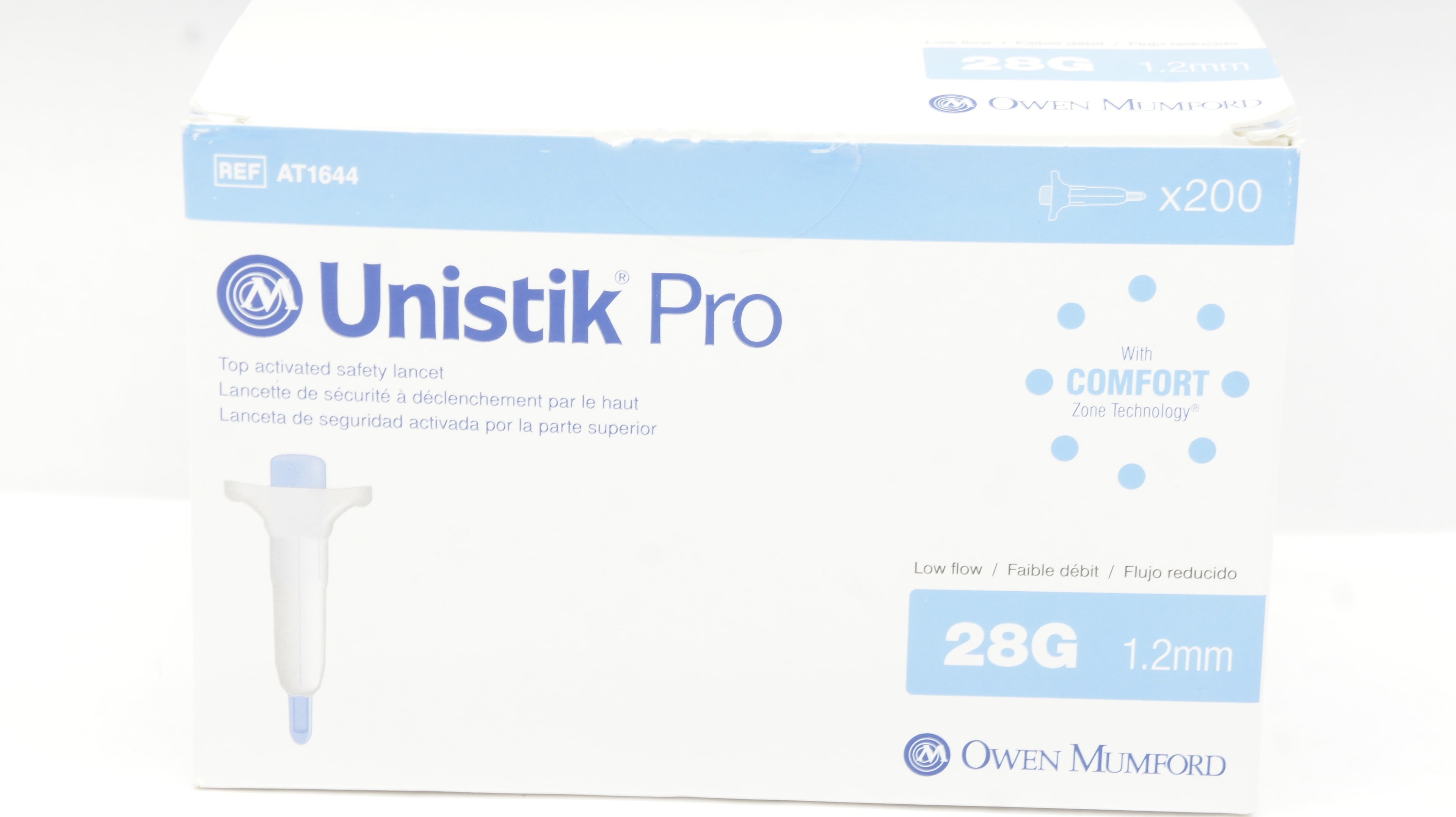 Owen Mumford Unistik Pro Top Activated Safety Lancets