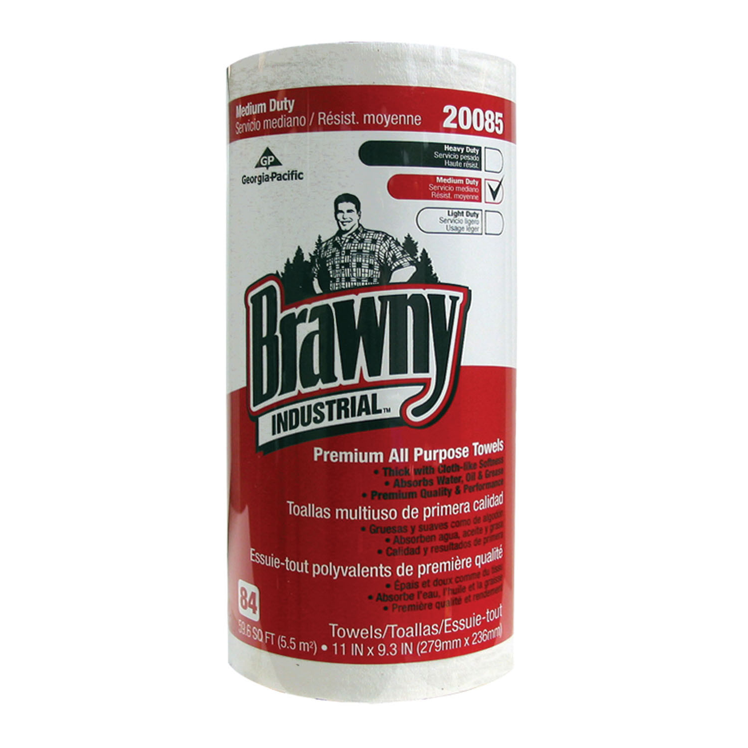 Georgia-Pacific Brawny Industrial Premium All Purpose Drc Perforated Wiper