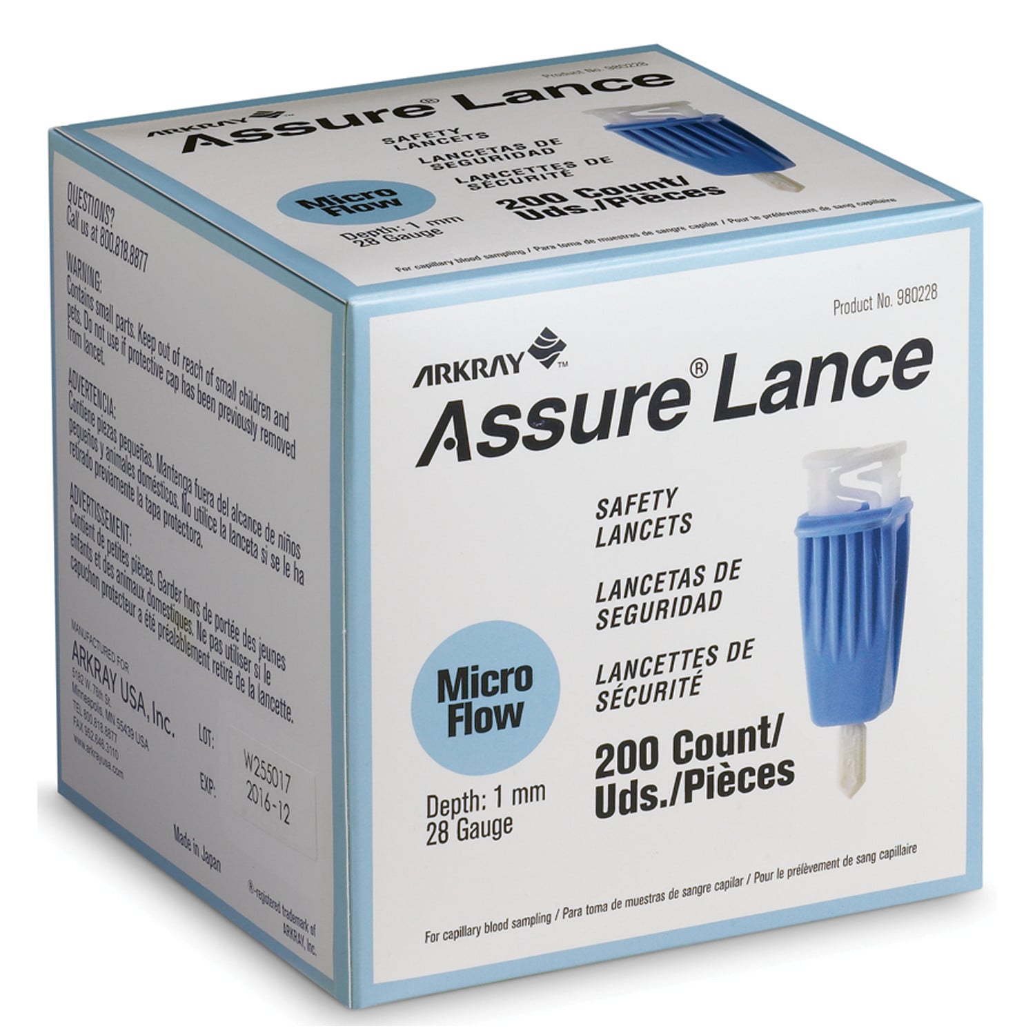 Arkray Assure Lance Safety Lancets