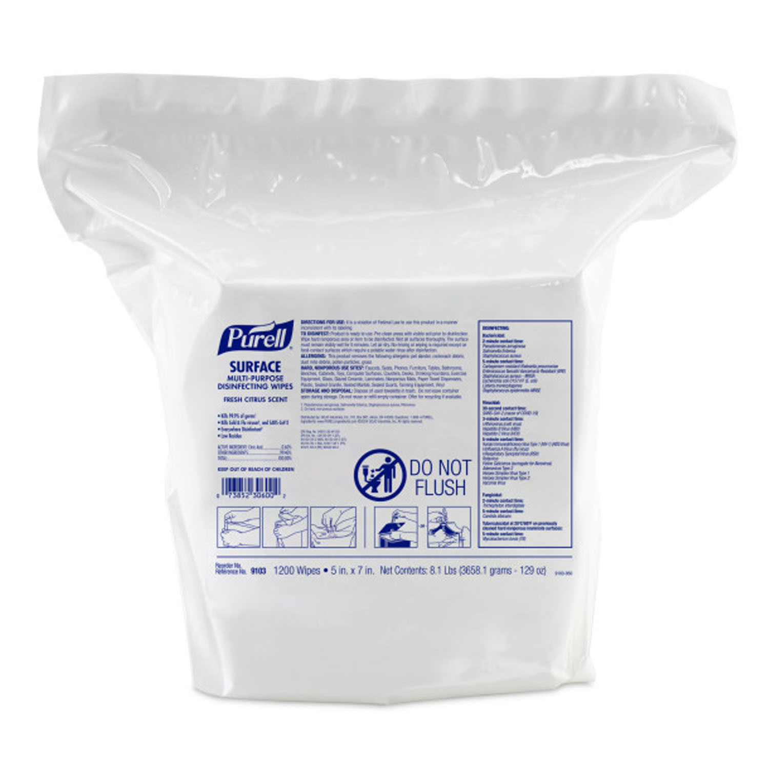 Gojo Purell Multipurpose Surface Disinfectant Wipes