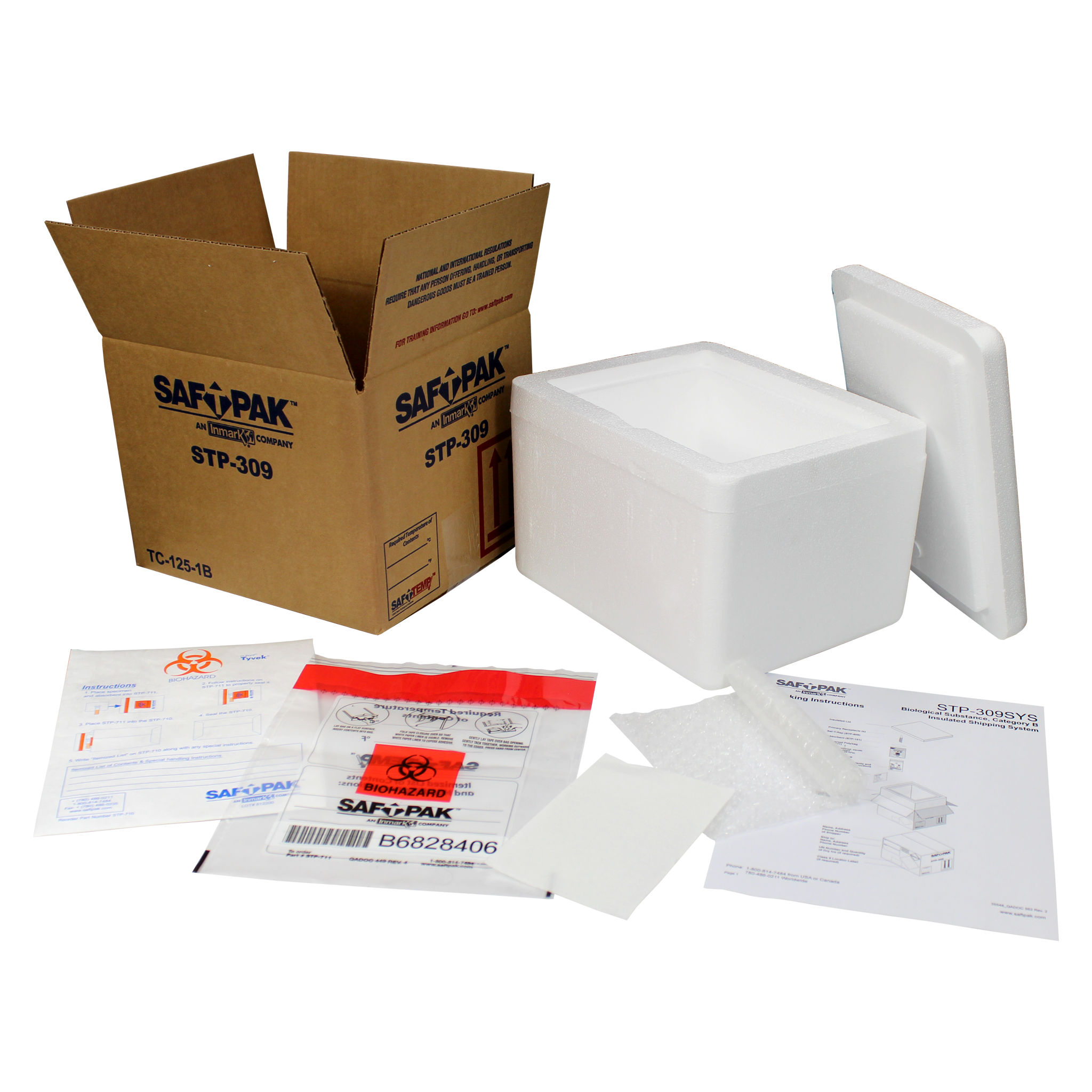 Saf-T-Pak® Stp-309Sys Category B / Exempt Frozen Insulated Shipping System