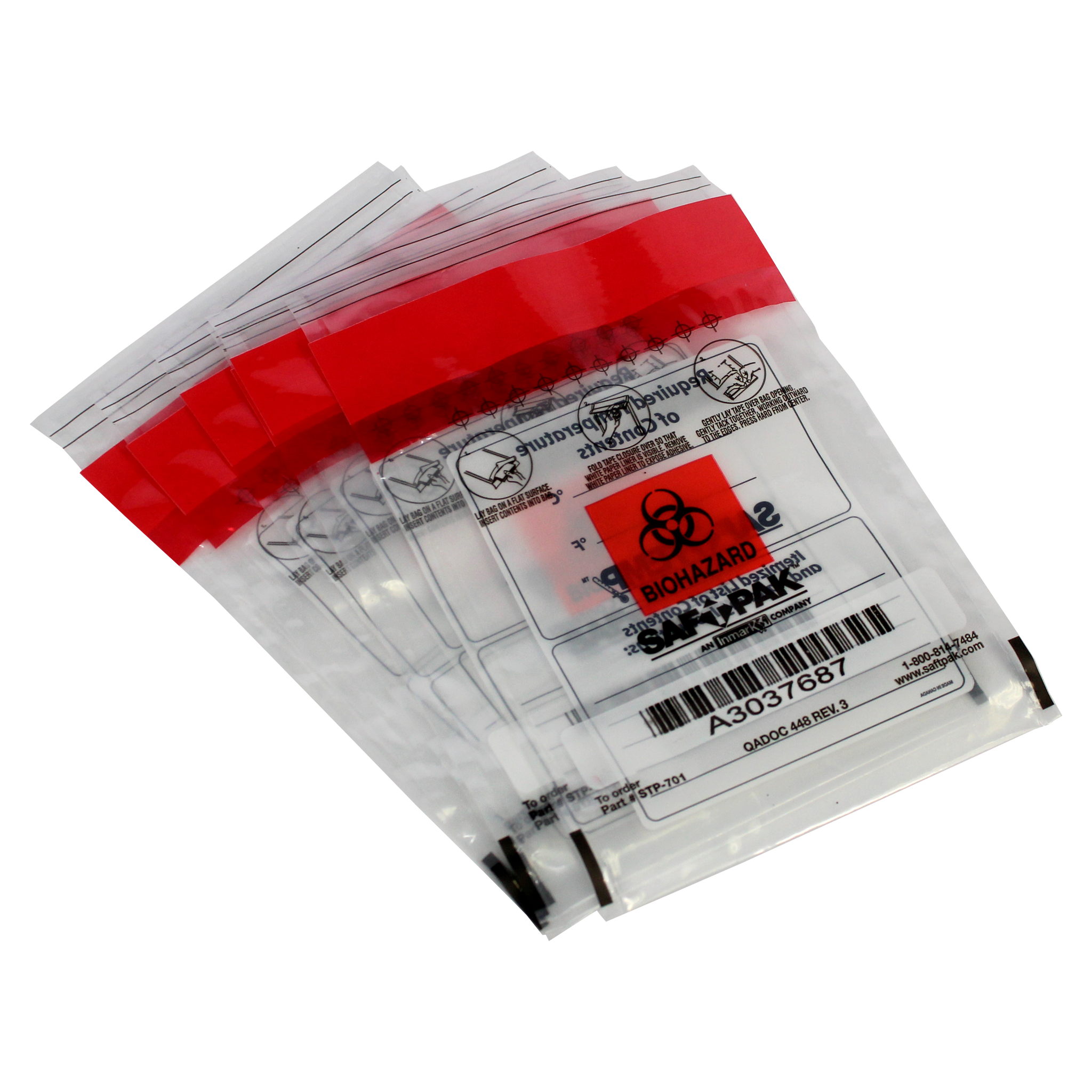 Saf-T-Pak® Stp-701 - Inner Leak Proof Poly Bag Only