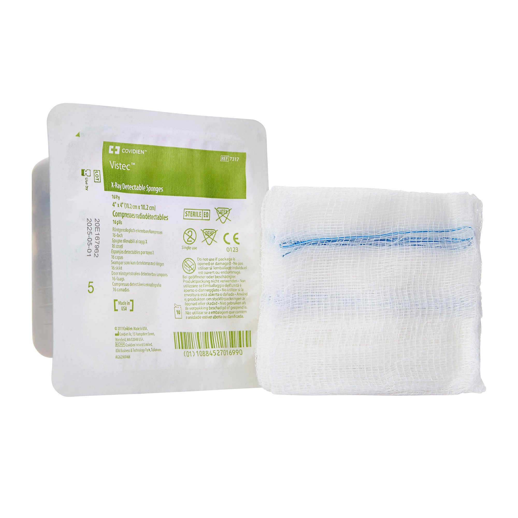 Cardinal Health Vistec X-Ray Detectable Sponges