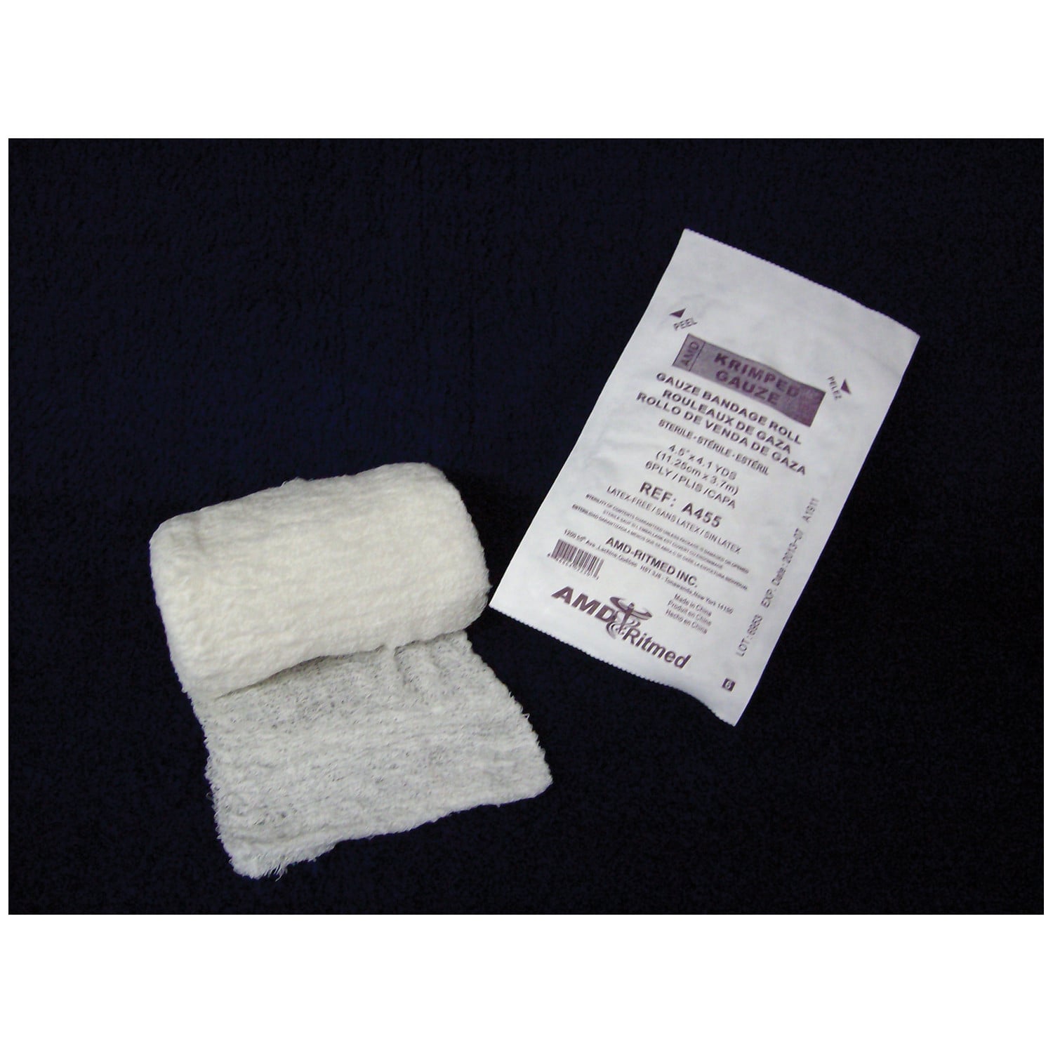 Amd Medicom Krimped Gauze Bandage Rolls