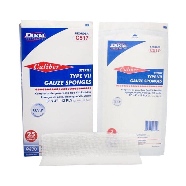 Dukal Caliber Gauze Sponges