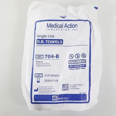 Medical Action Operating Room (O.R.) Towels