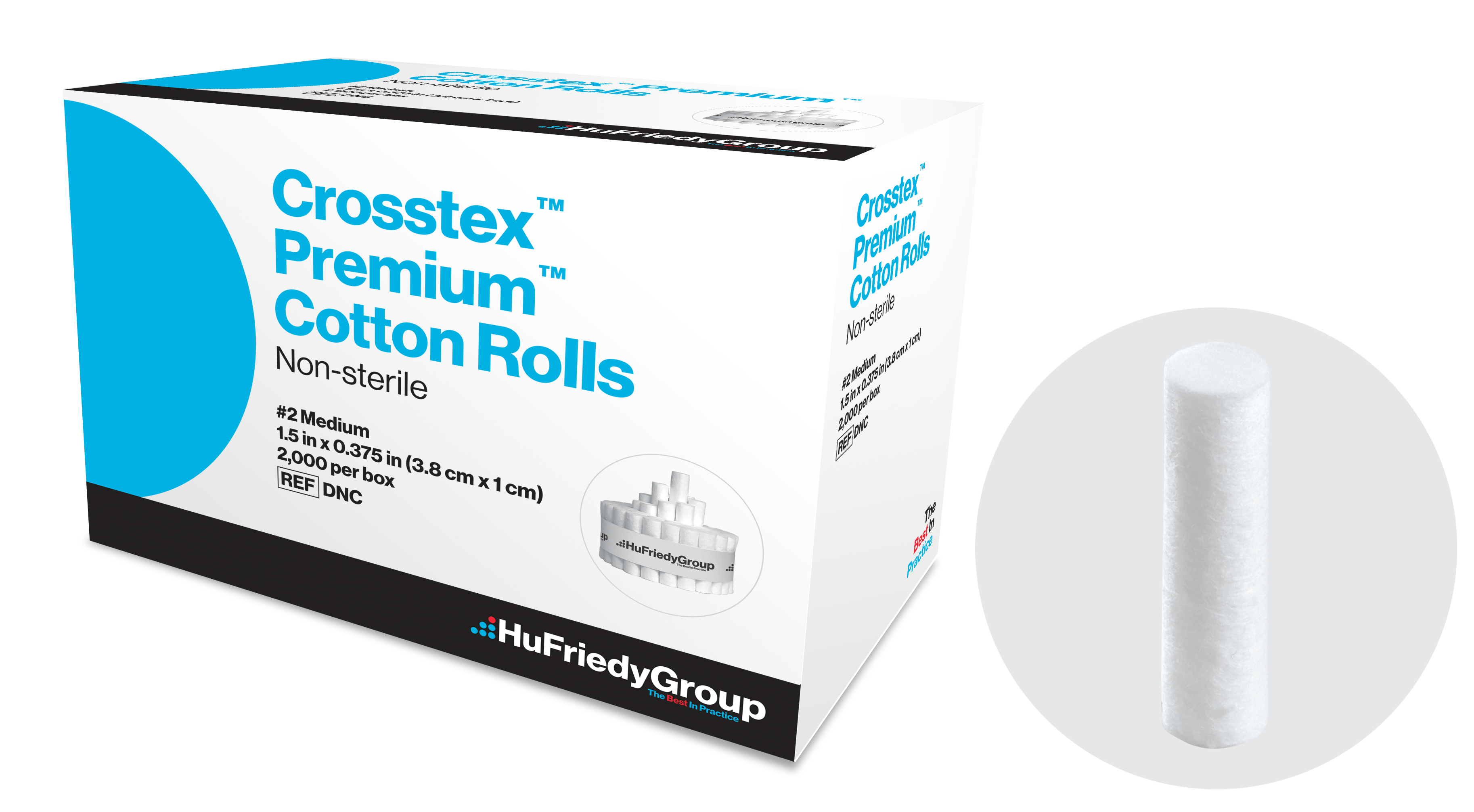 Crosstex Premium Cotton Rolls