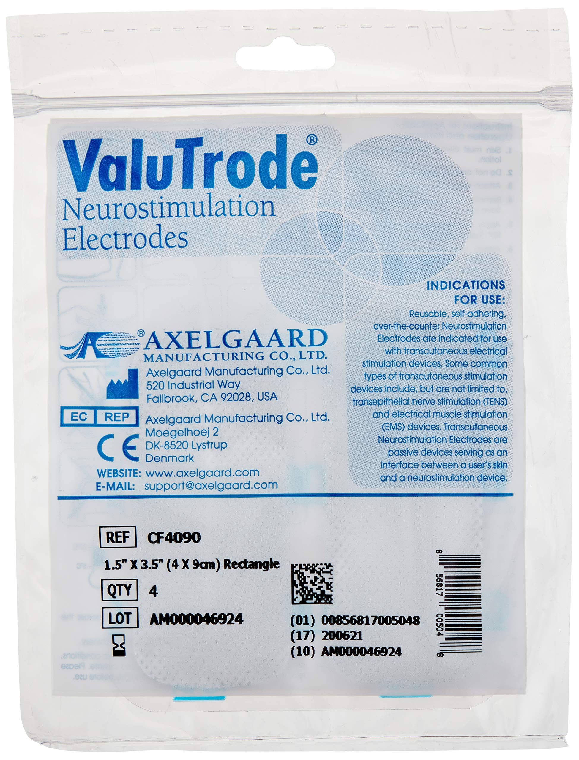 Axelgaard Valutrode X Cloth Electrodes