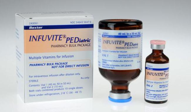 Baxter Infuvite Infusion Vitamins