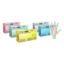 Ventyv Polymed Latex Exam Powder-Free Gloves