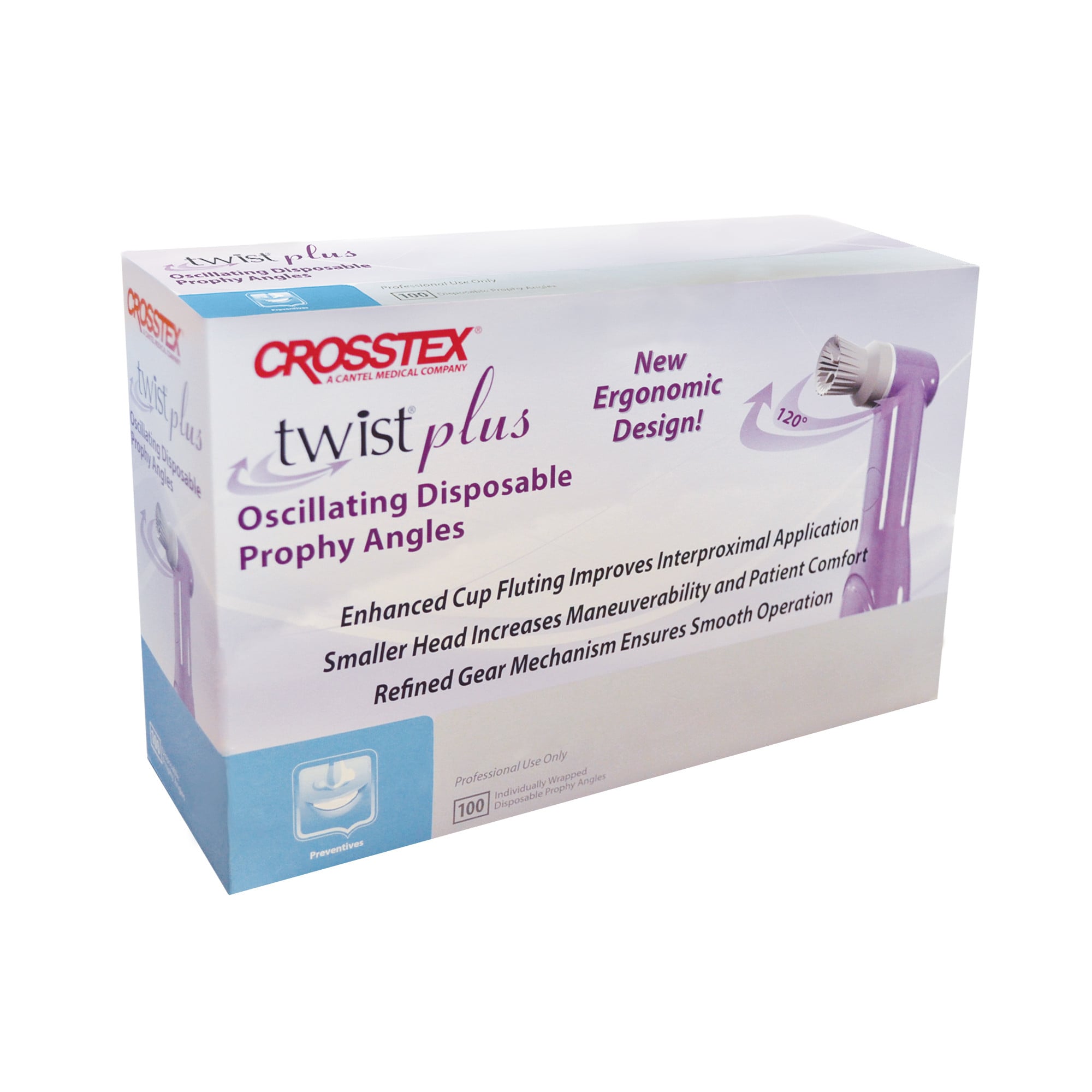 Crosstex Twist Plus Oscillating Disposable Prophy Angles