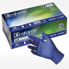 Ansell Microflex Ultraform Powder-Free Nitrile Exam Gloves