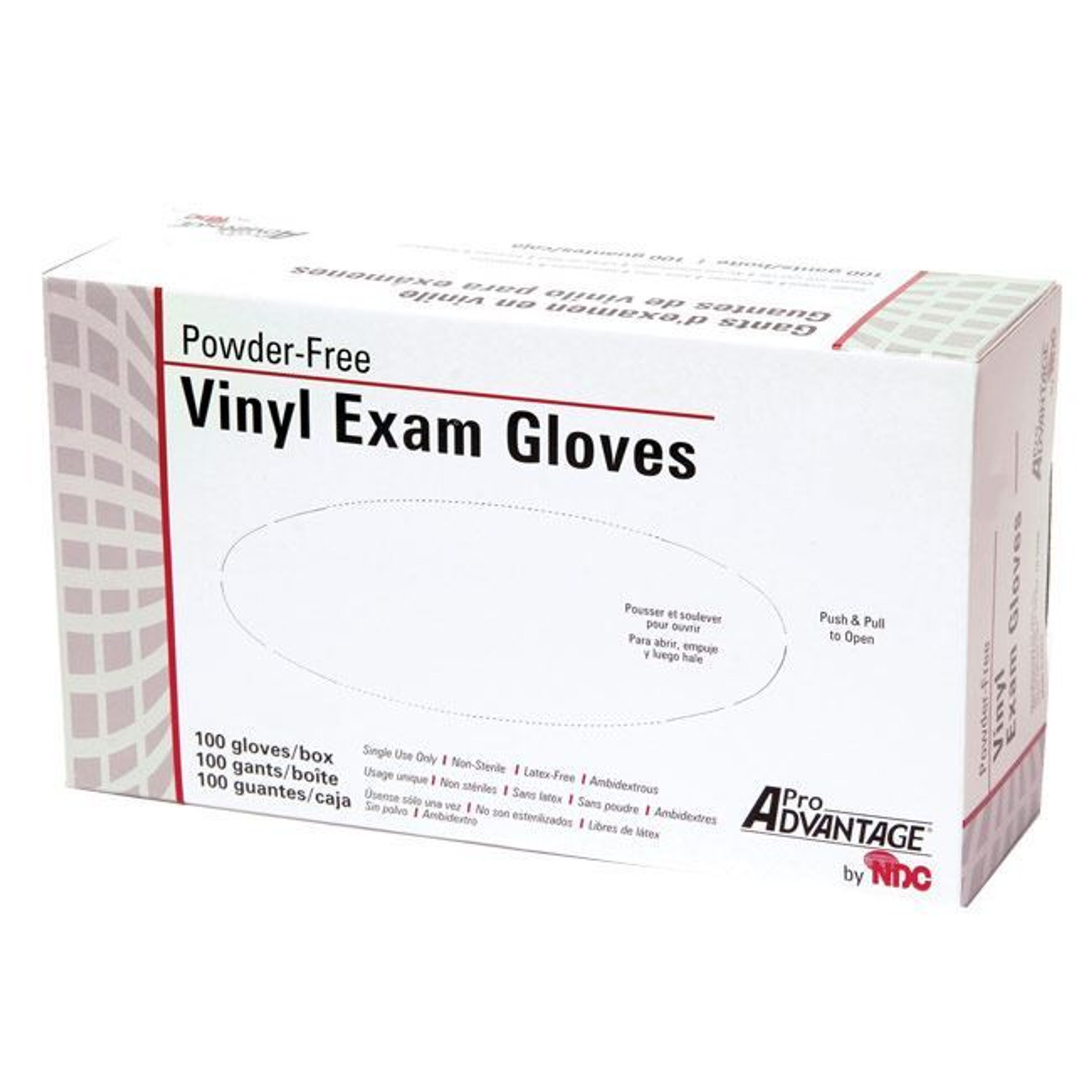 Pro Advantage Vinyl Powder-Free Exam Gloves