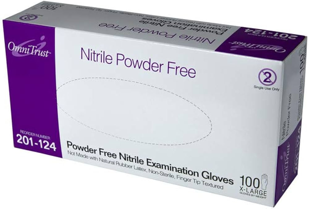 Buy Omnitrust Nitrile Powder Free Examination Glove