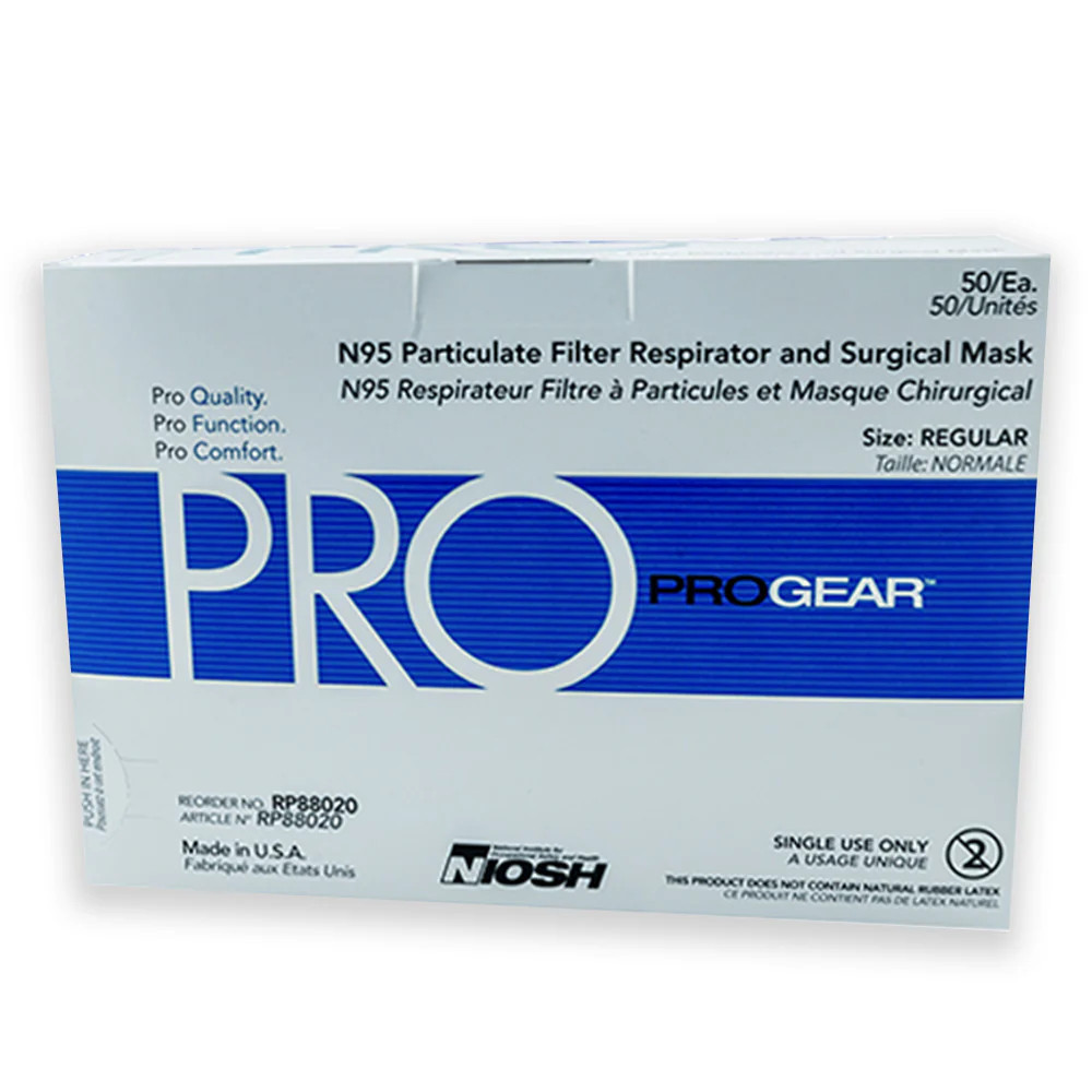 Progear N95 Particulate Filter Respirator And Surgical Mask 