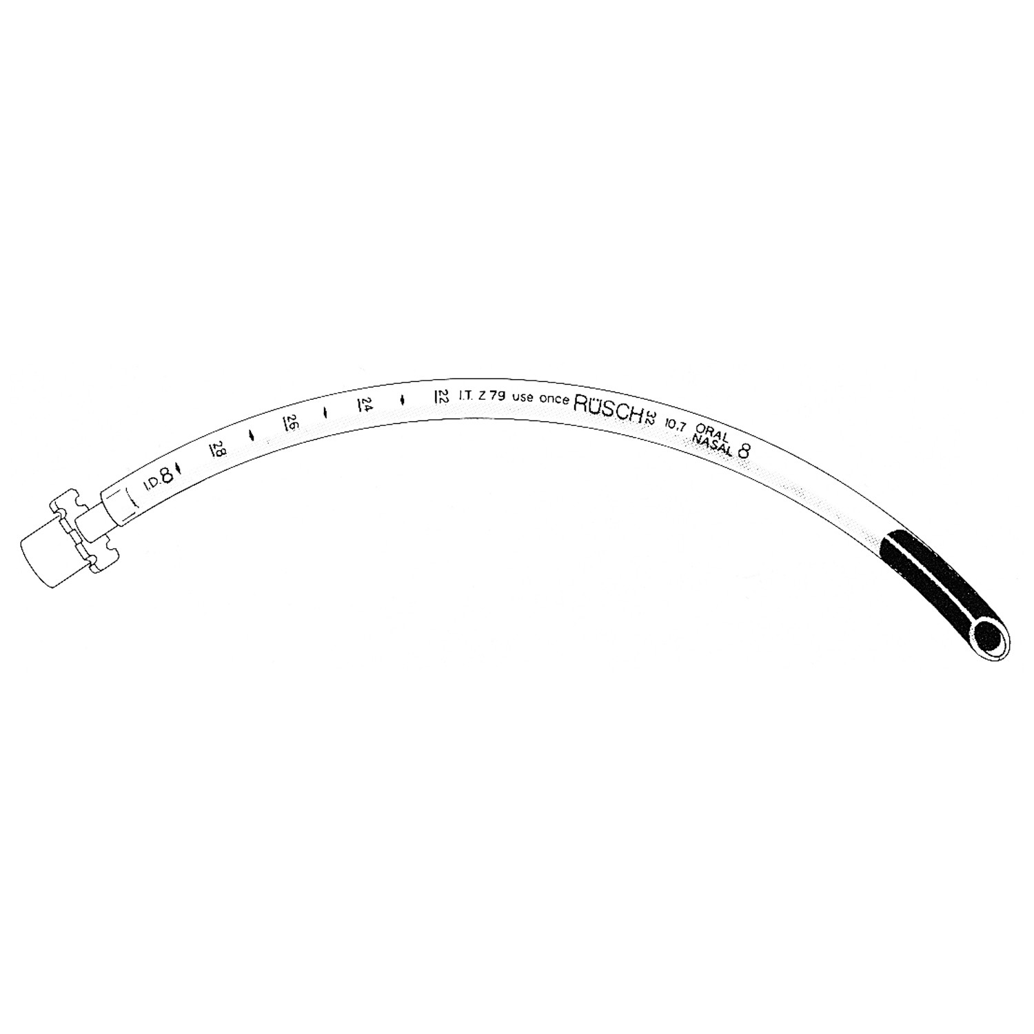 Rusch Endotracheal Tubes -- Murphy/No Cuff