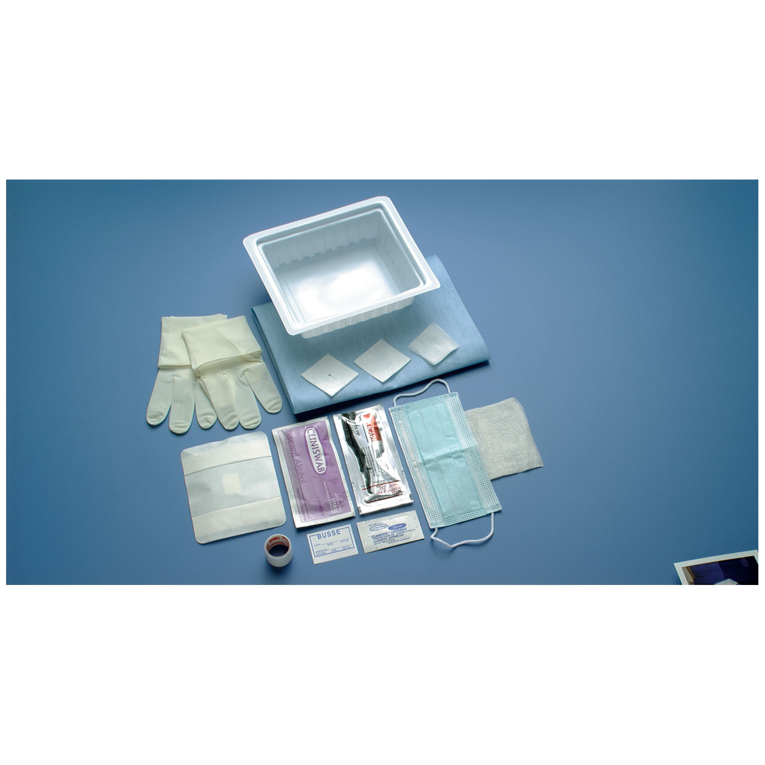 Busse Central Line Dressing Change Tray With Tegaderm Dressing