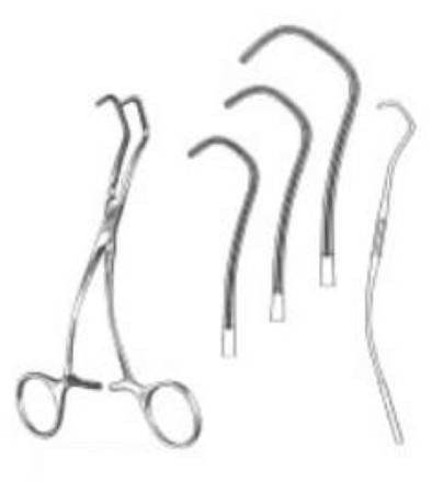 Miltex Debakey-Derra Vascular Clamps