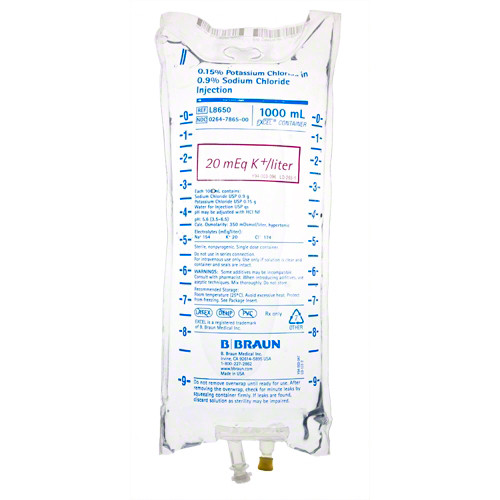 B Braun Potassium Chloride Injections
