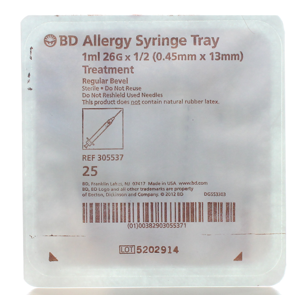 Bd Precisionglide Allergist Trays