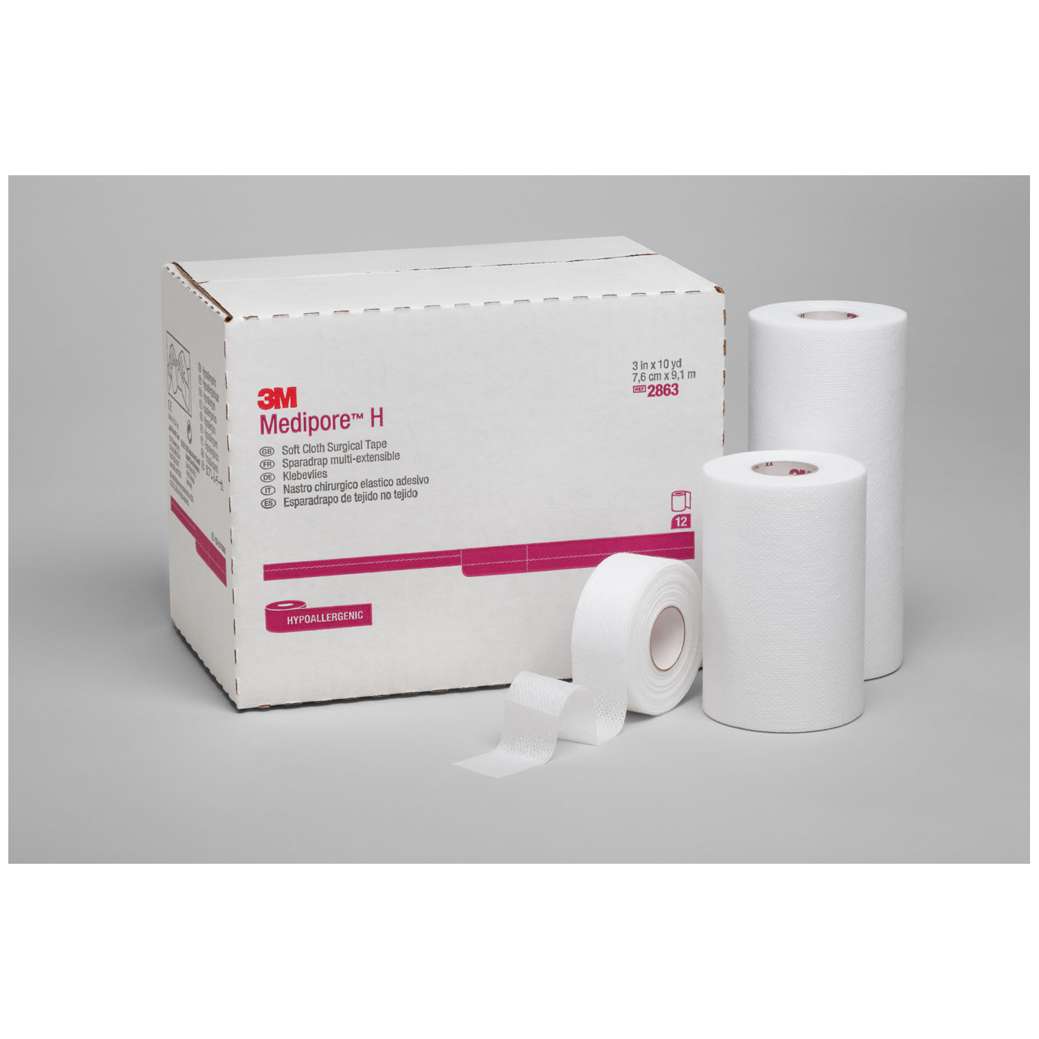 Solventum Medipore H Soft Cloth Surgical Tape