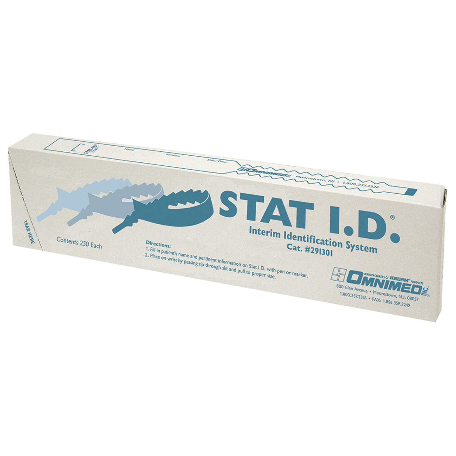Omnimed Beam Stat I.D. Interim Id Bracelet