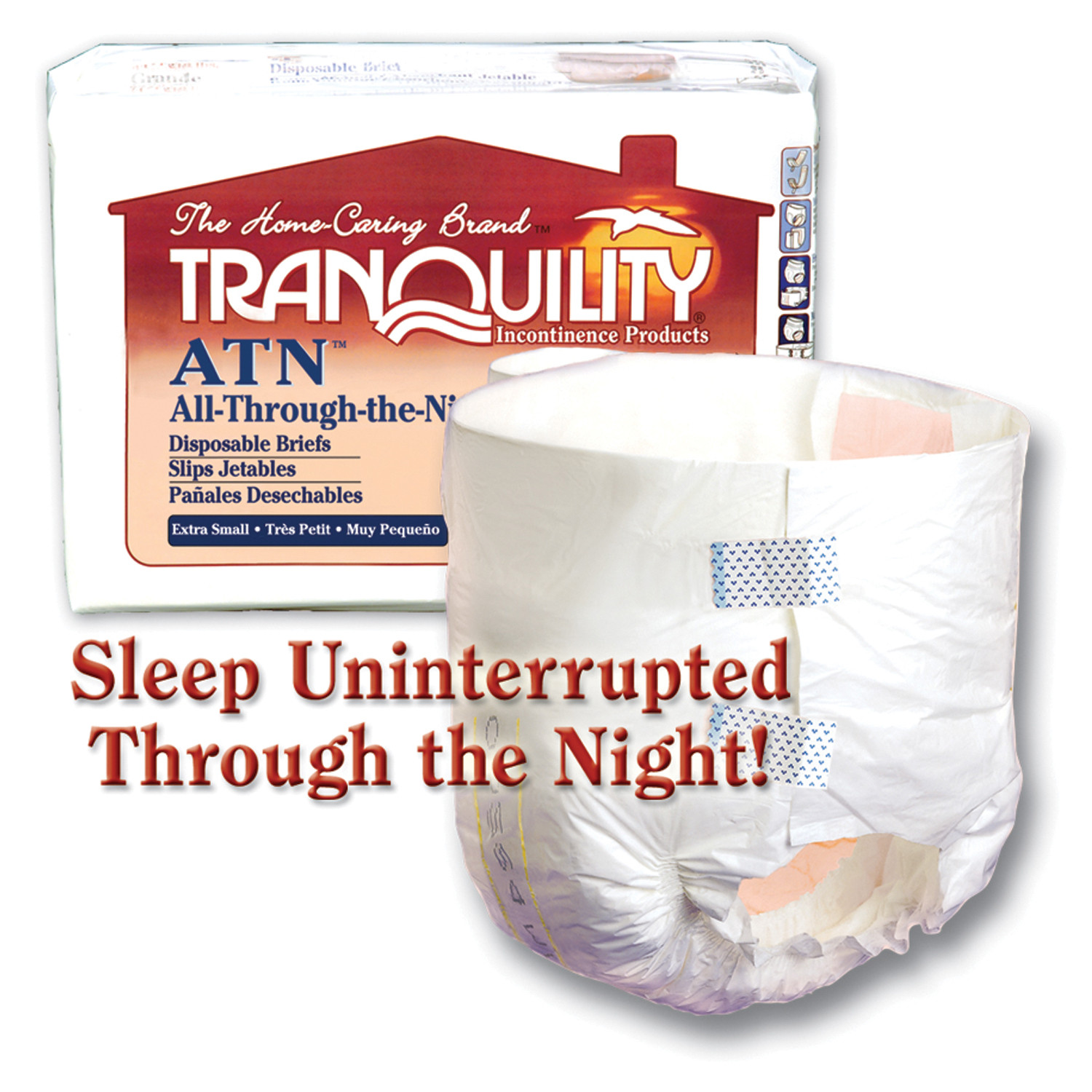 Principle Business Tranquility All-Through-The-Night Disposable Briefs