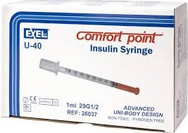 Exel Veterinary U-40 Insulin Syringe