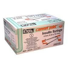 Exel Veterinary U-40 Insulin Syringe