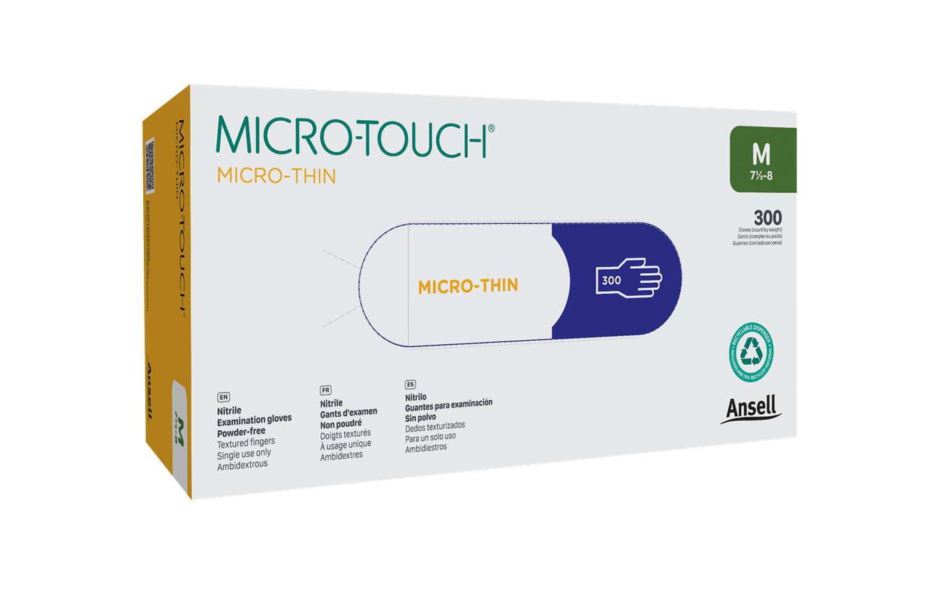 Ansell Micro-Touch Micro-Thin Nitrile Exam Gloves