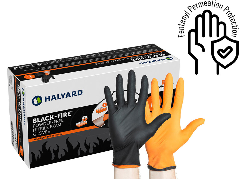 Halyard Black-Fire Gloves