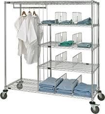 Quantum Medical Wire Shelving Posts & Accessories