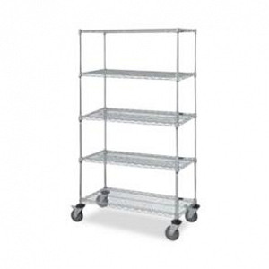 Quantum Medical 4 Wire Shelf Mobile Cart