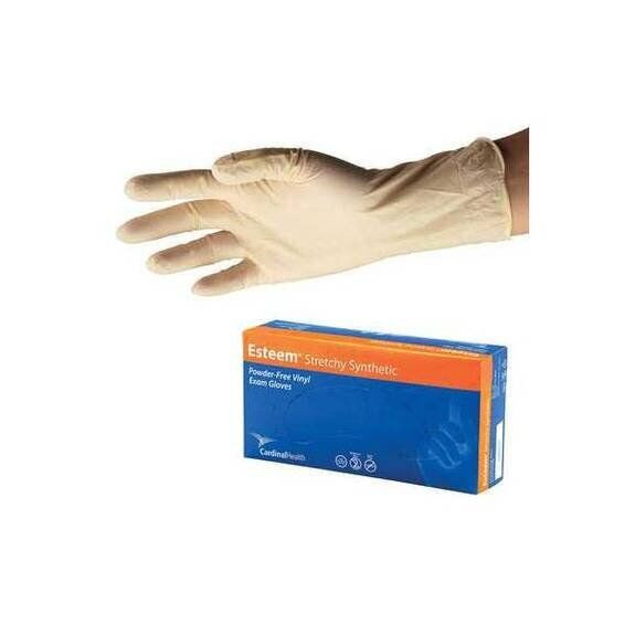 Cardinal Health Esteem Stretchy Synthetic Vinl Exam Gloves