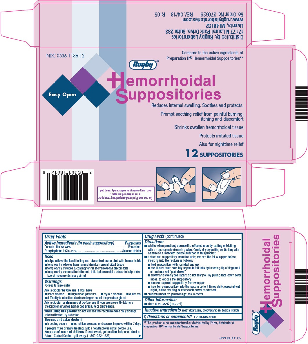 Major Rugby Hemorrhoidal Suppositories