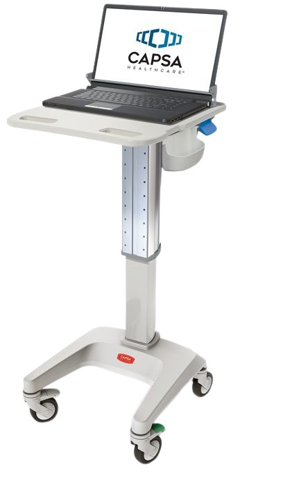 Capsa Healthcare M40 Computing Medical Cart W/Laptop Configuration