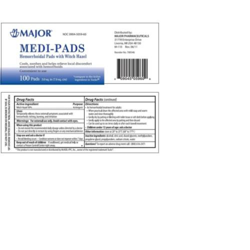 Major Hemorrhoid Pad