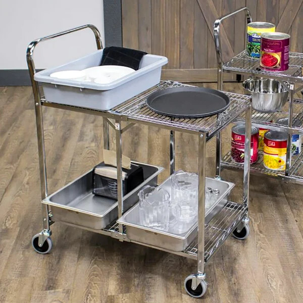 Luxor Collapsible Wire Utility Cart
