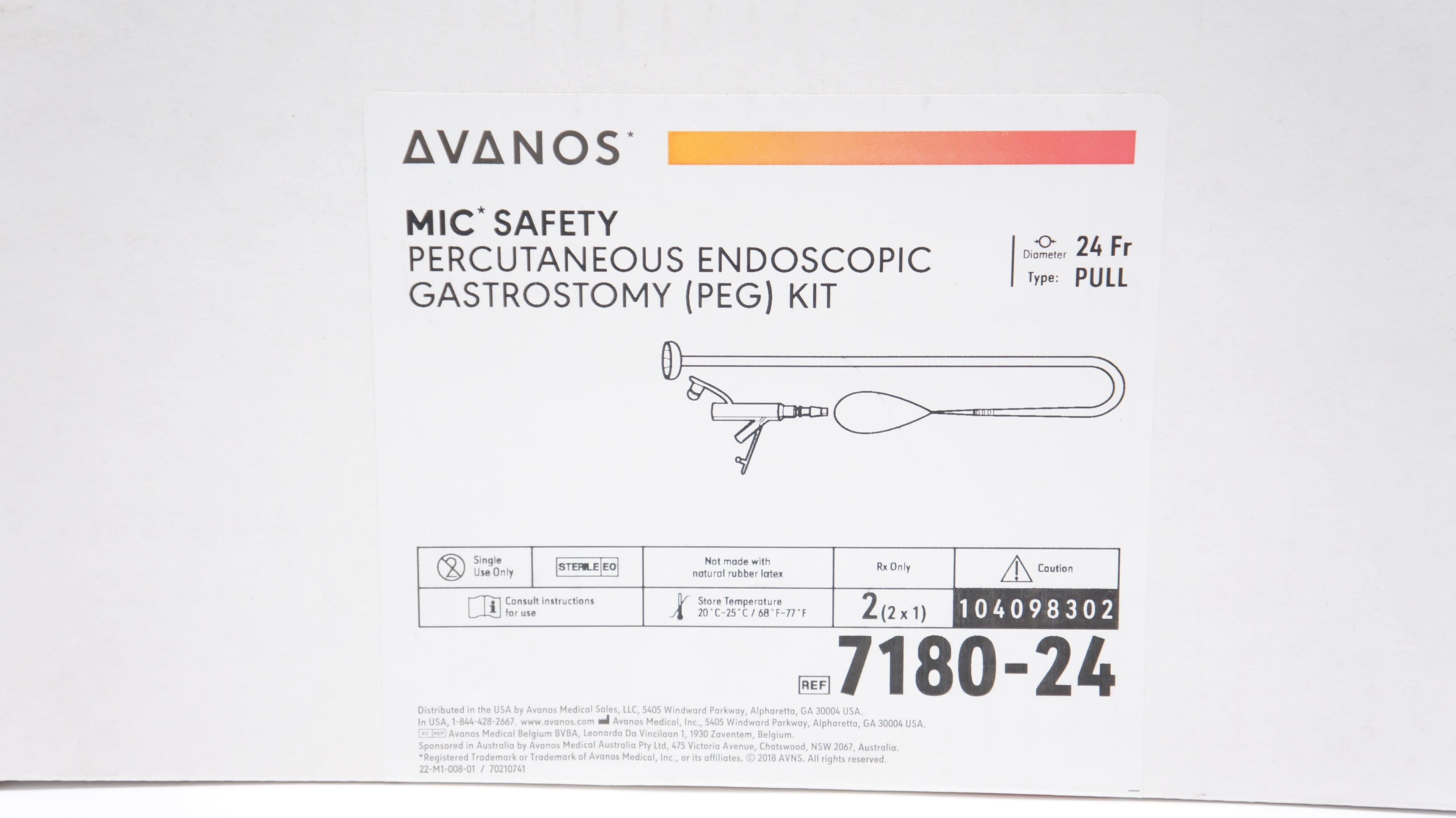 Avanos Mic Safety Peg Kit