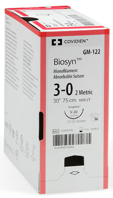 Medtronic Biosyn Monofilament Absorbable Sutures