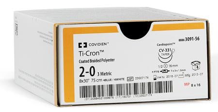 Medtronic Ti-Cron Polyester Sutures