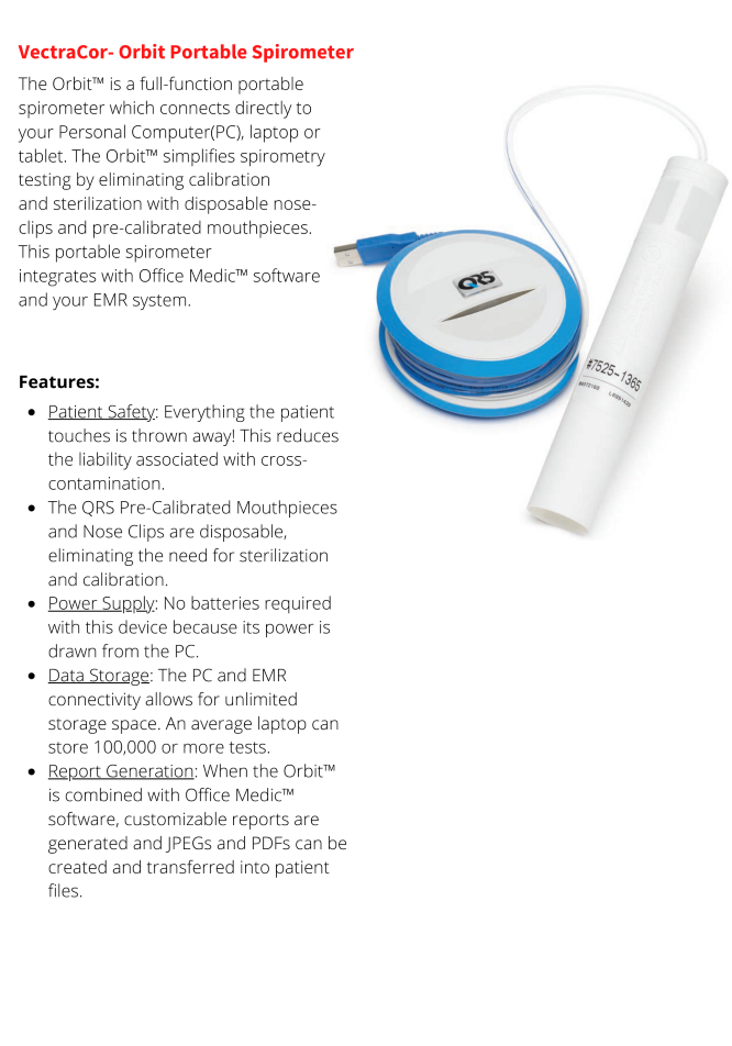 Vectracor Orbit Spiromter