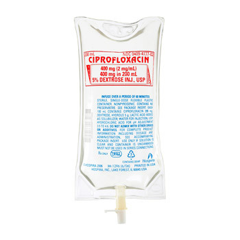 Pfizer Ciprofloxacin Injectable