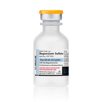 Pfizer Magnesium Sulfate Injectable