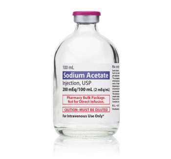 Pfizer Sodium Acetate Injectable