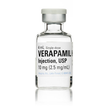 Pfizer Verapamil Hydrochloride Injectable