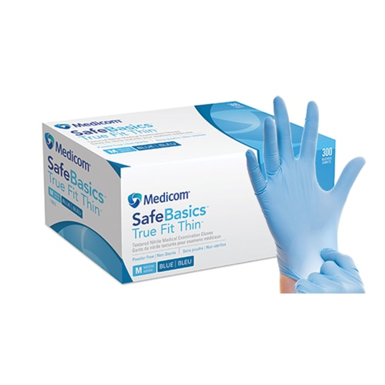 Medicom Safebasics True Fit Thin Nitrile Exam Gloves