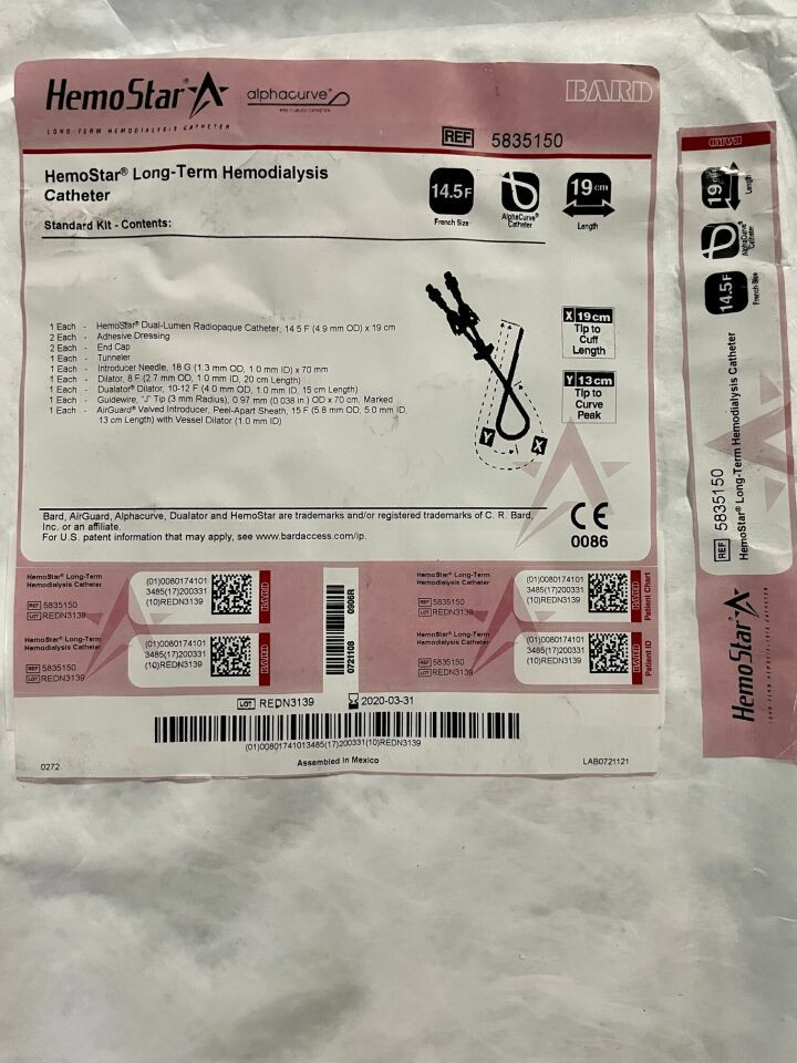 Bard Hemostar Catheter
