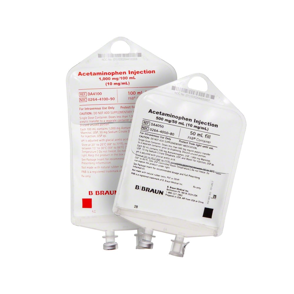 B Braun Acetaminophen Injection