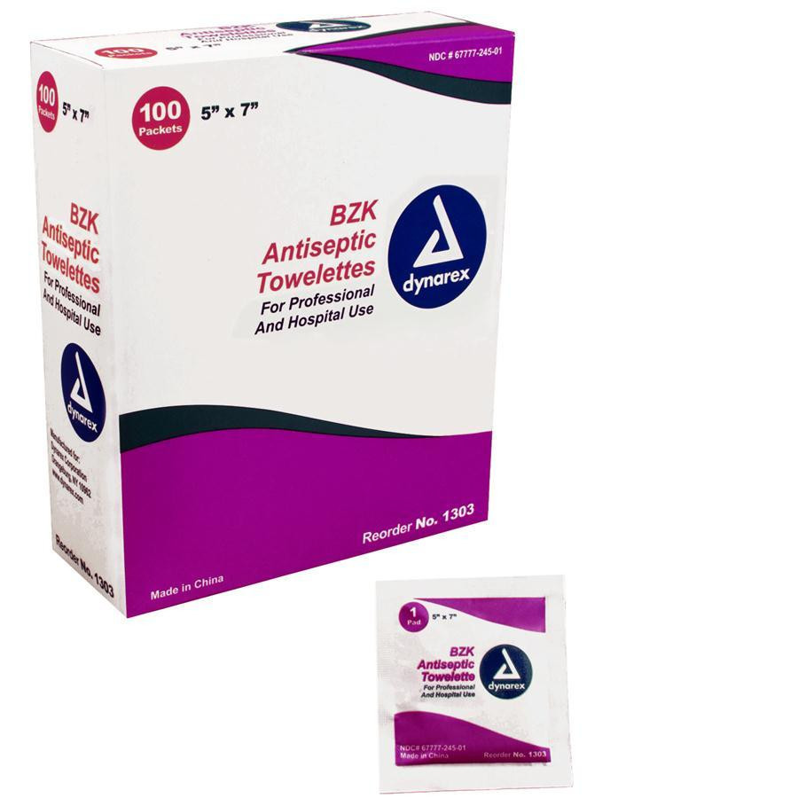 Halyard Bzk Antiseptic Towelette